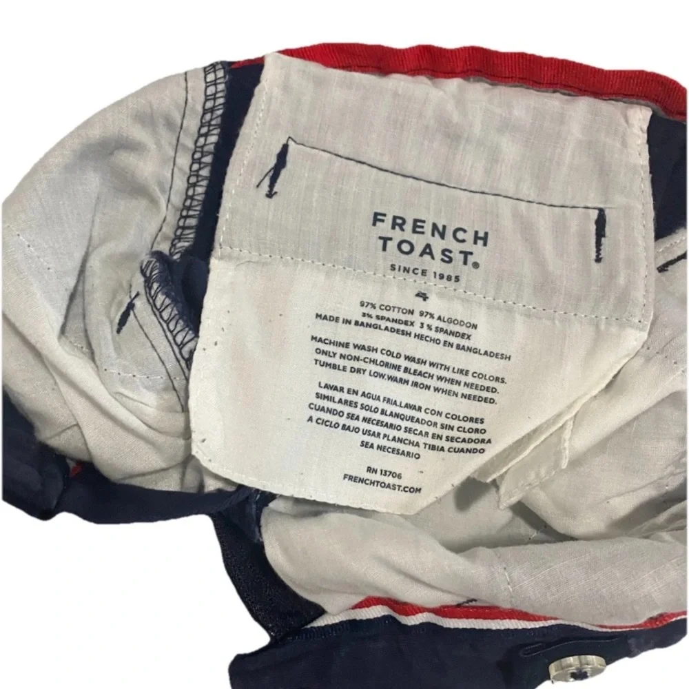 French Toast & Gymboree Kids Size 4T Blue & Khaki Uniform Pants Bundle
